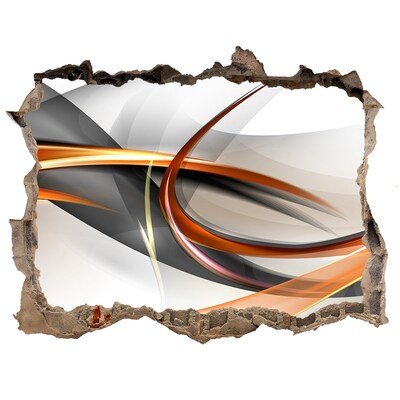 Díra 3D fototapeta na stěnu Abstraktný únik farieb