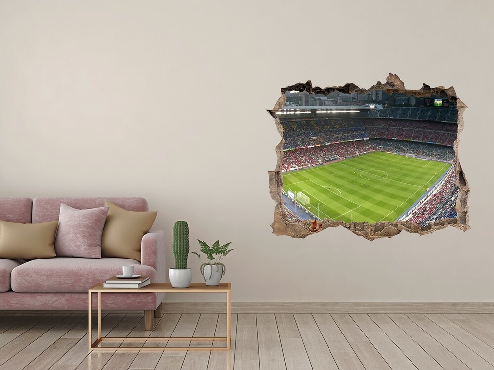 Samolepící díra na stěnu Barcelona štadión