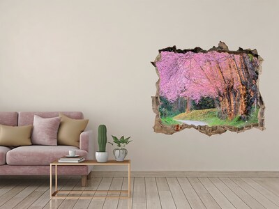 Nálepka fototapeta 3D výhled Čerešňové kvety
