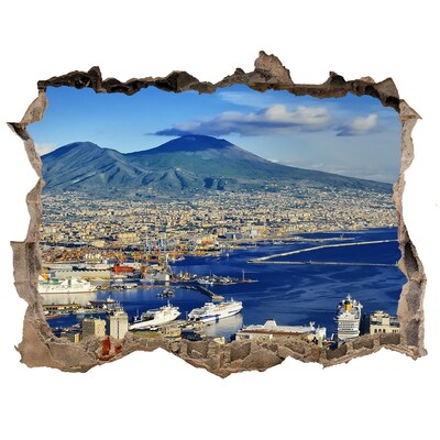 Fototapeta díra na zeď 3D Naples italy