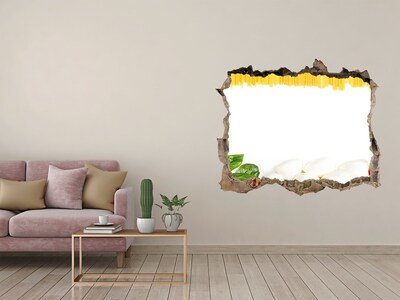 Samolepící nálepka beton Talianska hostina v diere v stene