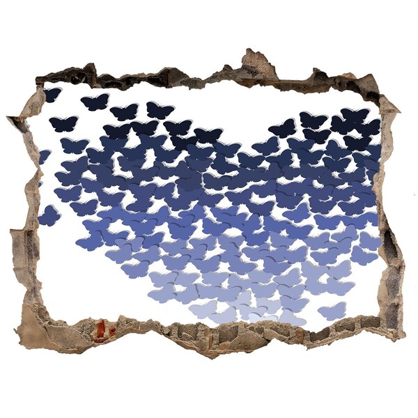 Samolepící nálepka Motýle v modrých hlbinách