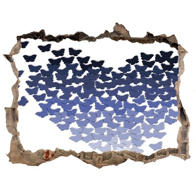 Samolepící nálepka Motýle v modrých hlbinách