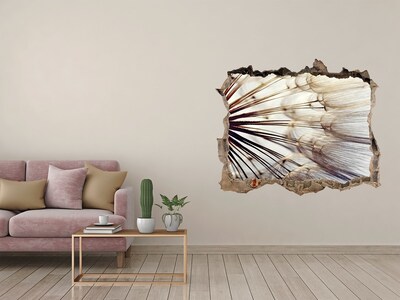 Samolepící díra nálepka Kvetinový sen v betóne