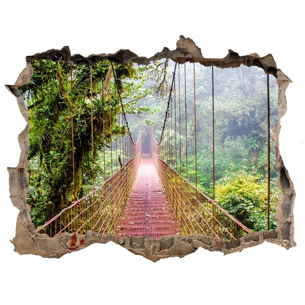 Nálepka fototapeta 3D na zeď Most v trópoch