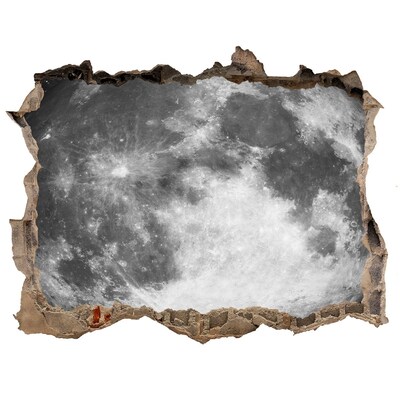 Foto fotografie díra na zeď Mesiac