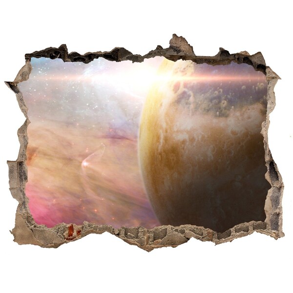 Foto fotografie díra na zeď Vesmírne dobrodružstvo