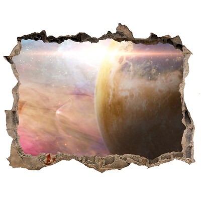 Foto fotografie díra na zeď Vesmírne dobrodružstvo