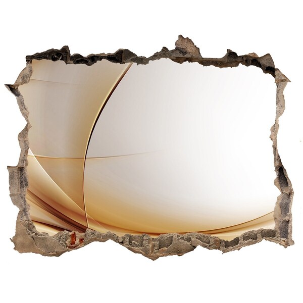 Díra 3D fototapeta nálepka Abstraktný priestor za stenou