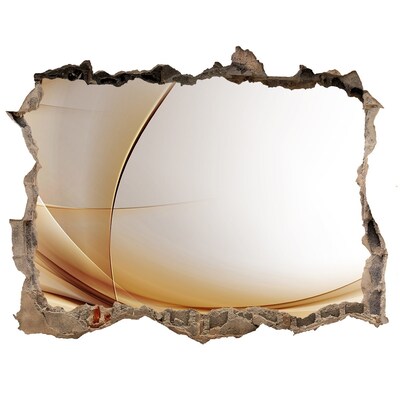 Díra 3D fototapeta nálepka Abstraktný priestor za stenou