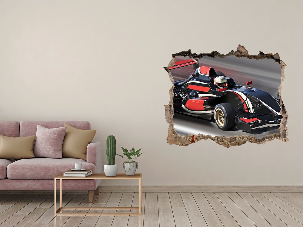 Foto fotografie díra na zeď Formula 1
