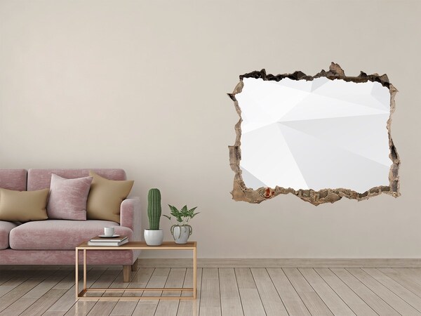 Díra 3D fototapeta na stěnu Rozbitá stena s odrazom svetla