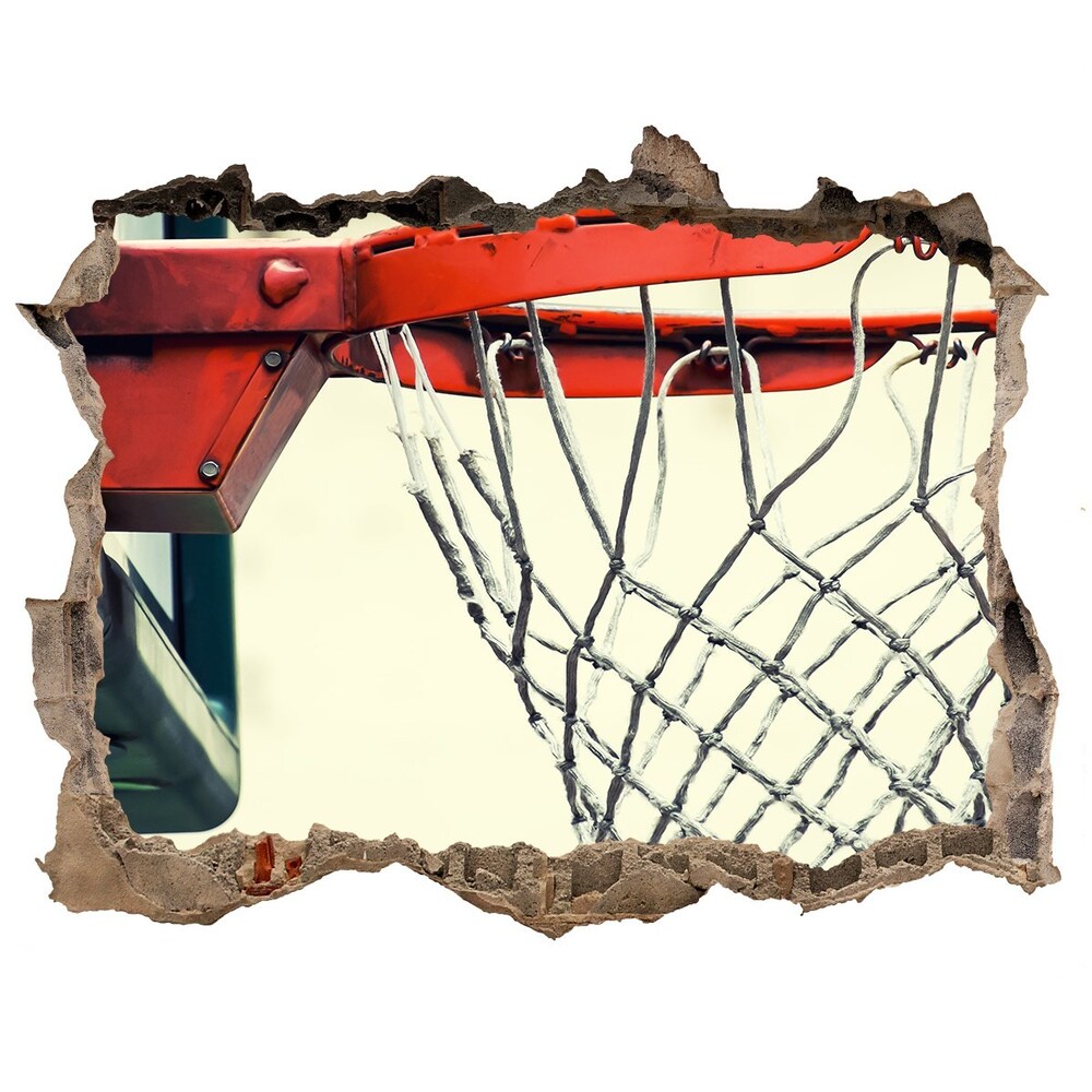 Foto fotografie díra na zeď Basketbal