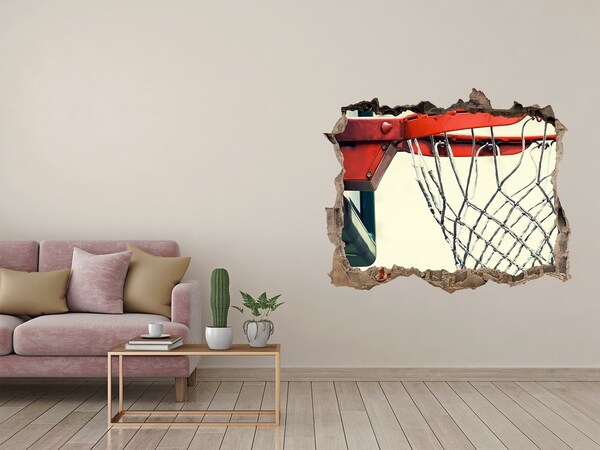 Foto fotografie díra na zeď Basketbal