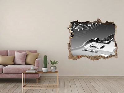 Fotoobraz díra na stěnu Hudobná diera v stene