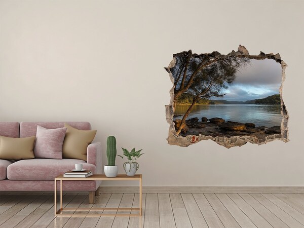 Nálepka fototapeta 3D výhled Strom na rieke