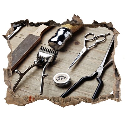 Fototapeta díra na zeď Kadernícka dielňa