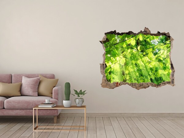 Nálepka fototapeta 3D výhled Bukové lístie