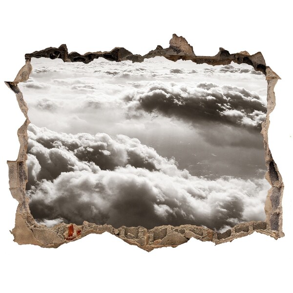 Nálepka fototapeta 3D Pohľad na oblaky