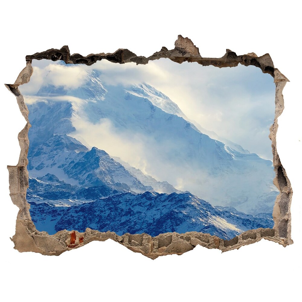 Nálepka fototapeta 3D na zeď Horský vrchol