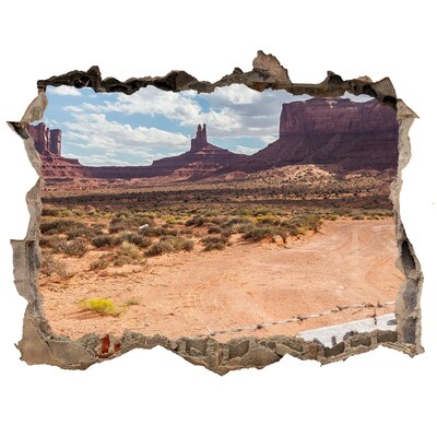 Nálepka fototapeta 3D výhled Výhľad na Monument Valley