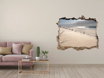 Nálepka fototapeta 3D výhled Mrzeżyno beach