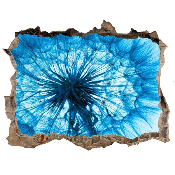 Samolepící díra nálepka Podvodný svet v modrých tónoch