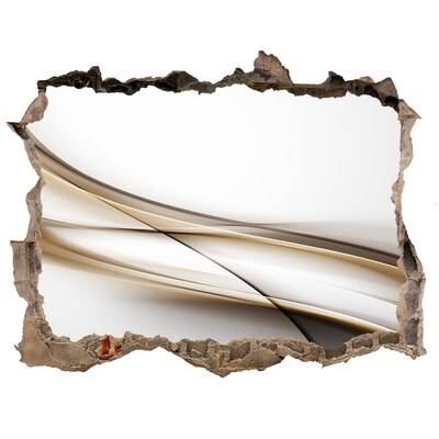 Samolepící díra zeď 3D Abstraktný priestor za stenou