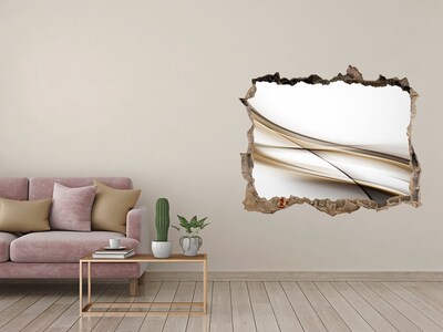 Samolepící díra zeď 3D Abstraktný priestor za stenou