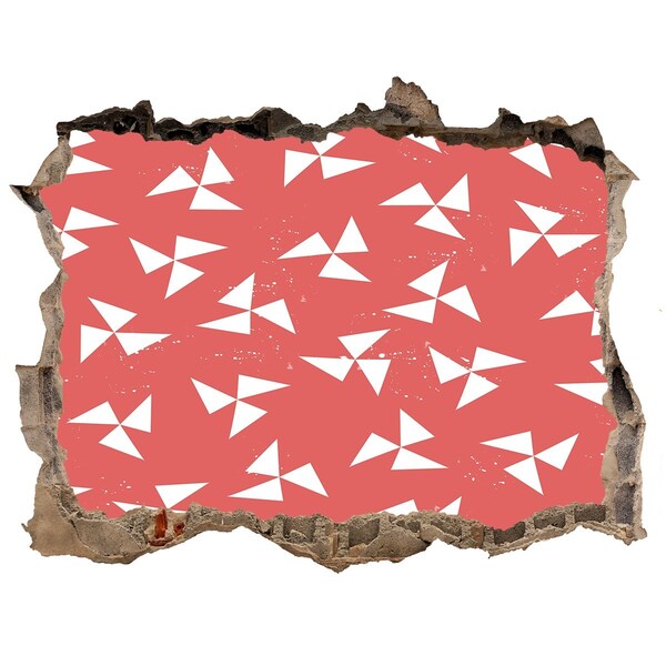 Fotoobraz díra na stěnu Vzor v červenom odtieni