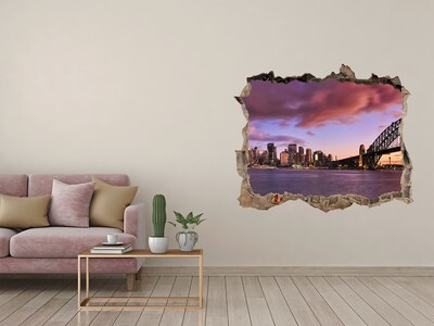 Fototapeta díra na zeď 3D Pohľad na Sydney