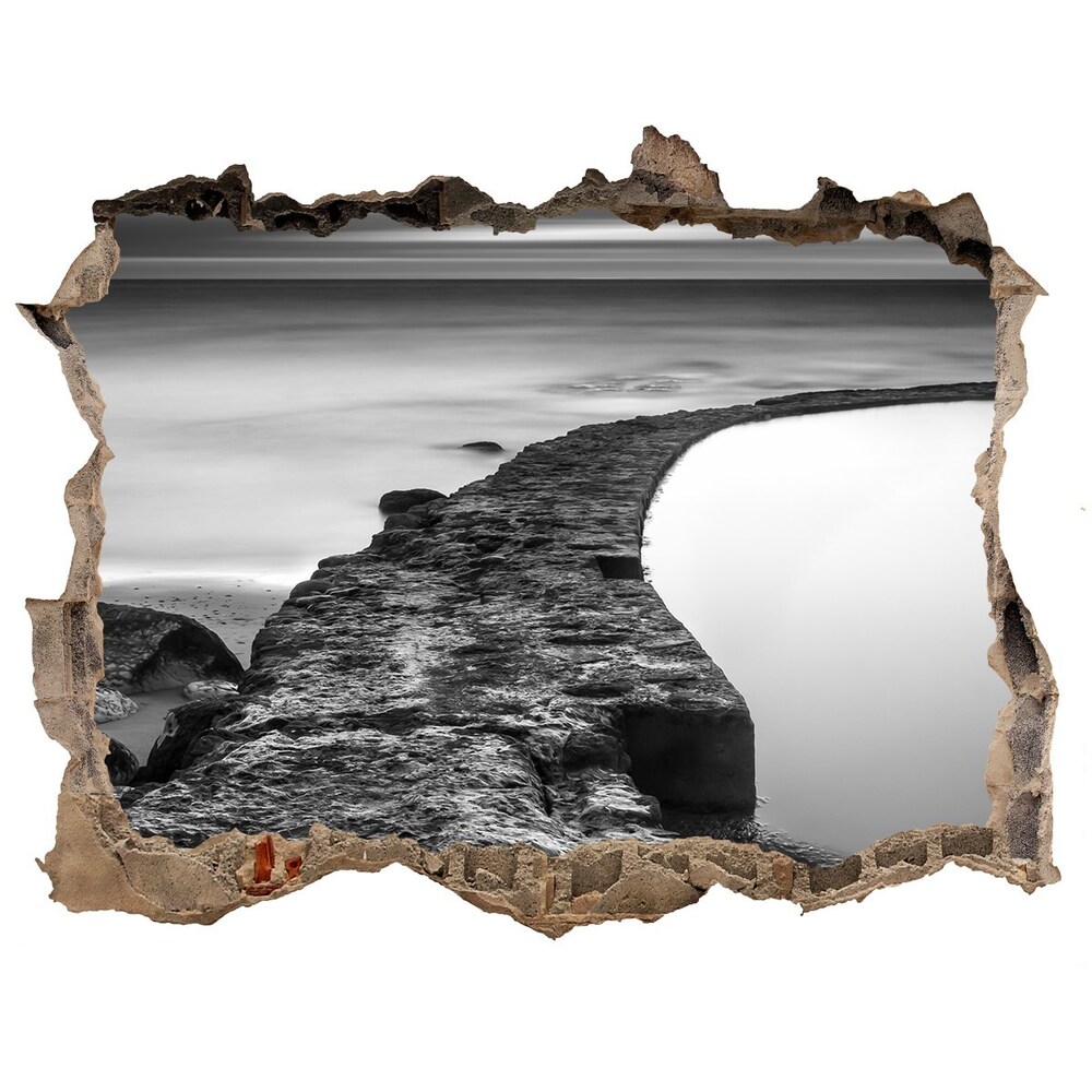 Nálepka fototapeta 3D výhled Kamienková pláž