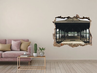 Fototapeta díra na zeď 3D Pohľad na mólo nad vodou