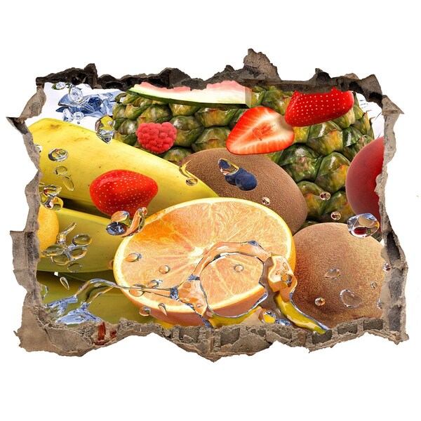 Samolepící nálepka beton Ovocný raj za múrom