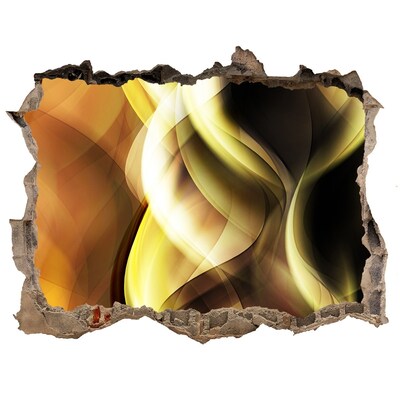 Samolepící díra 3D nálepka Abstraktná diera v stene