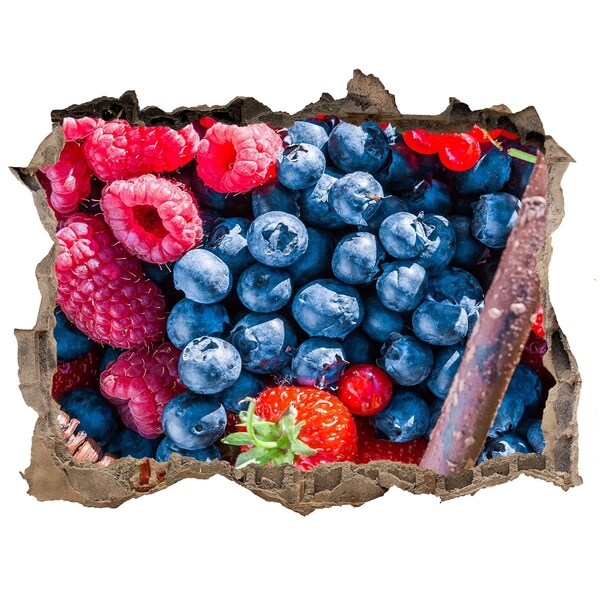 Samolepící nálepka Ovocná diera v stene