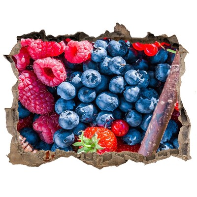 Samolepící nálepka Ovocná diera v stene