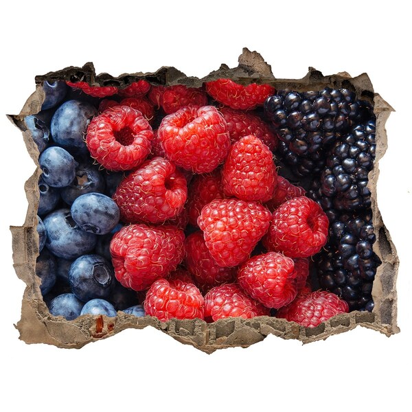 Samolepící nálepka beton Ovocný raj v stene