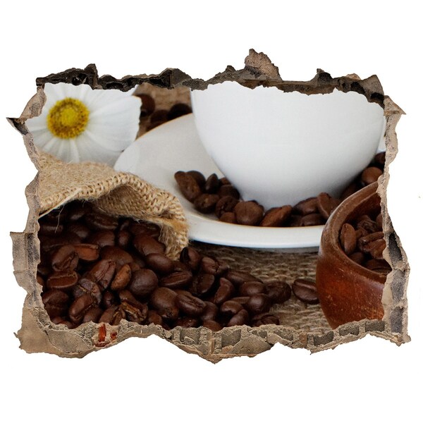 Samolepící nálepka beton Káva v pohodlí vášho domova