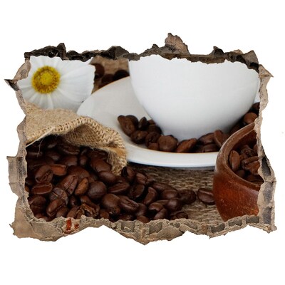 Samolepící nálepka beton Káva v pohodlí vášho domova