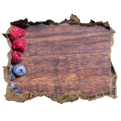 Samolepící nálepka na zeď Ovocný raj v zničenej stene