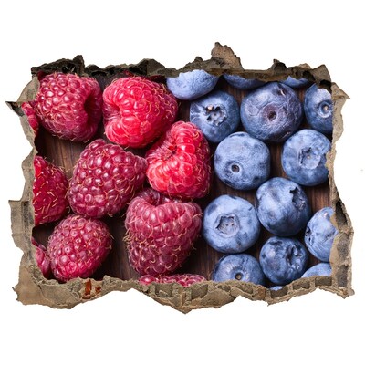 Samolepící nálepka beton Ovocná diera v stene