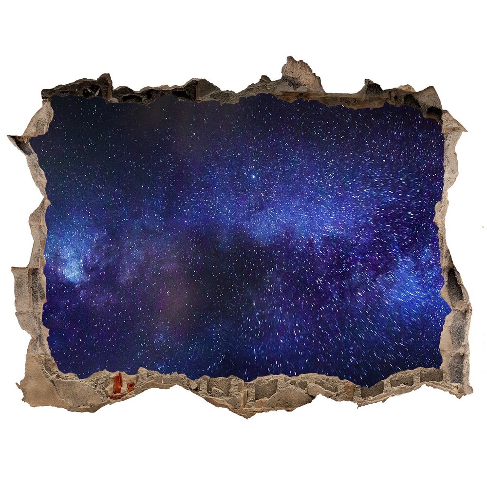 Foto fotografie díra na zeď Mliečna dráha