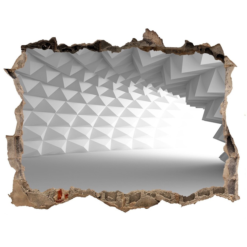 Samolepící díra zeď 3D Abstrakcie tunel