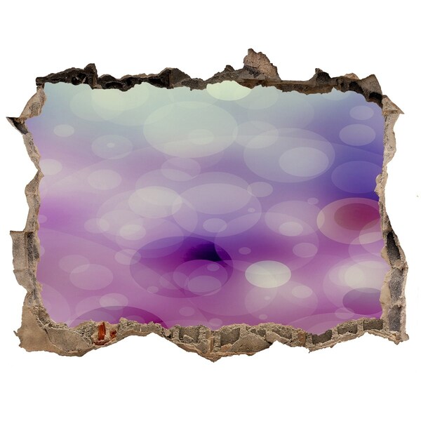 Samolepící díra na stěnu Farebná diera v stene