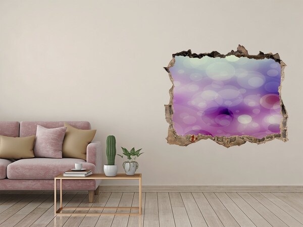 Samolepící díra na stěnu Farebná diera v stene