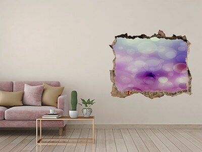 Samolepící díra na stěnu Farebná diera v stene