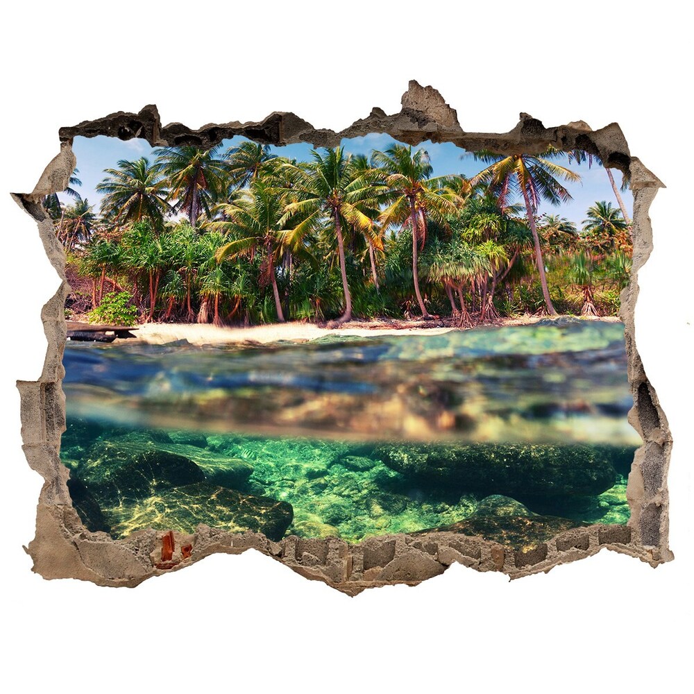 Nálepka fototapeta 3D na zeď Tropické pláže