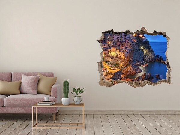 Fototapeta díra na zeď 3D Manarola taliansko