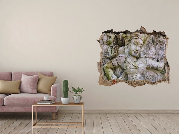 Fototapeta díra na zeď 3D Božstvo v ruinách